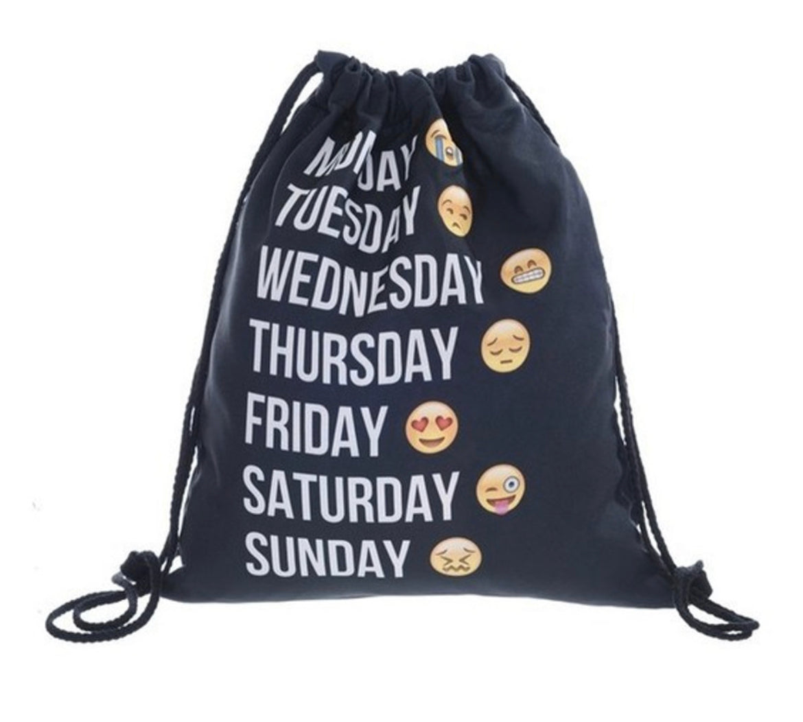 Graphic Print Weekday Backpack