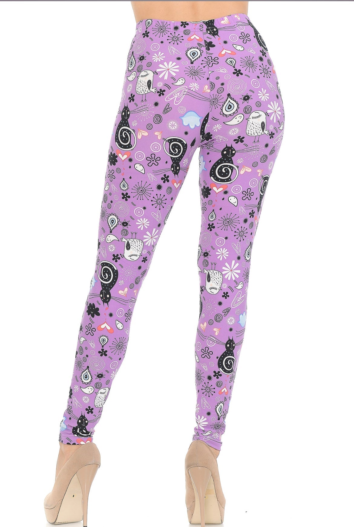 Buttery Soft Lavender Kitty Cats - Reg. One Size