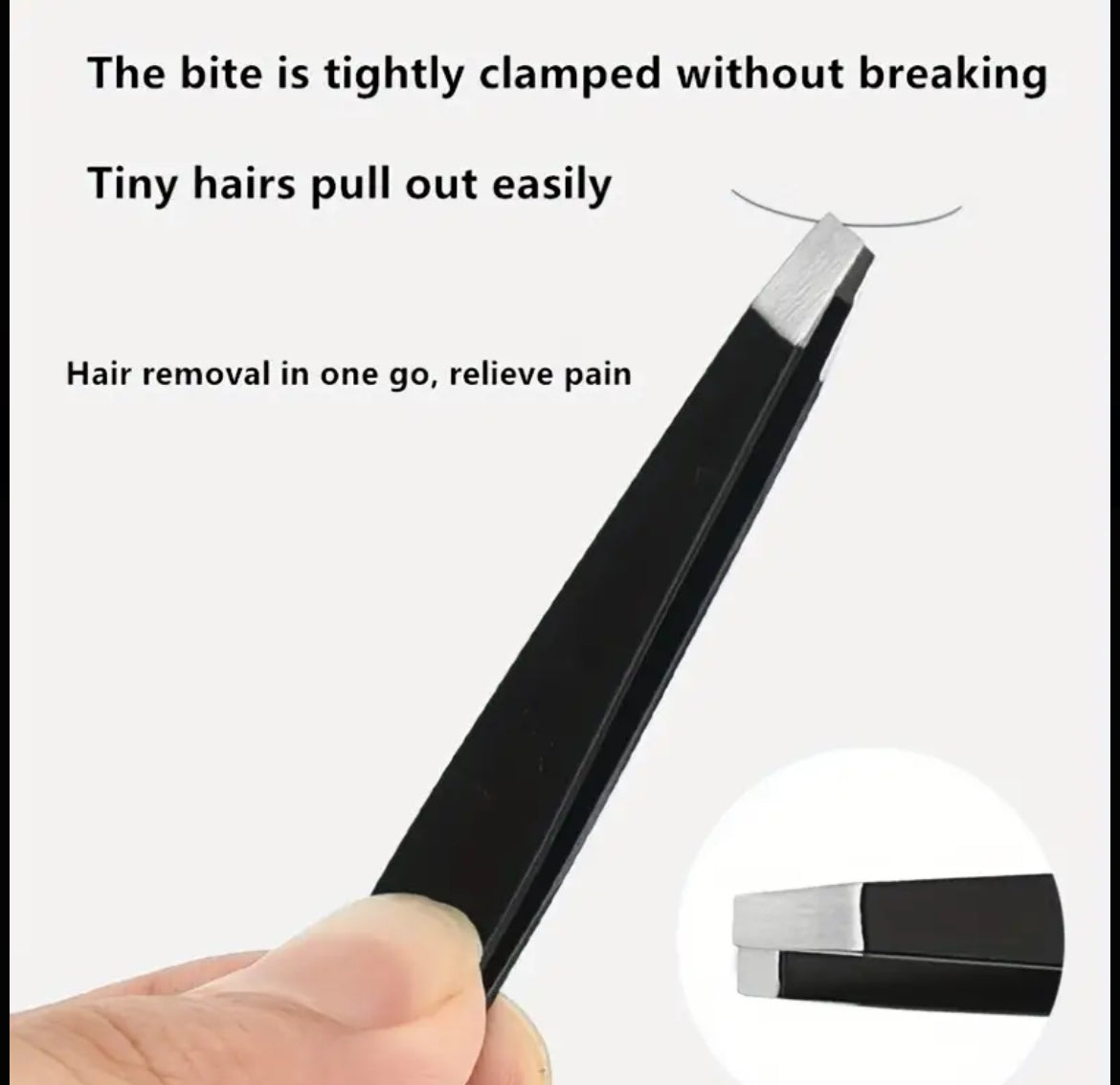 Pink Diagonal Tweezers