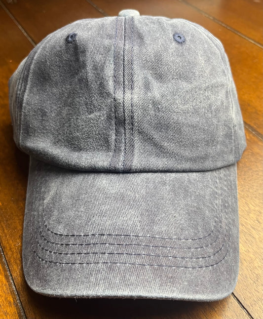 Navy Blue Baseball Hat