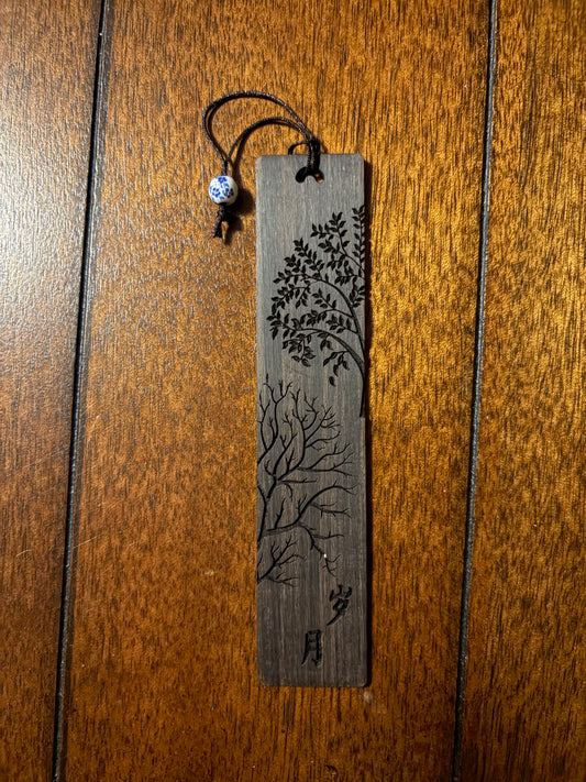 Mahogany Tree Bookmark Pattern #2