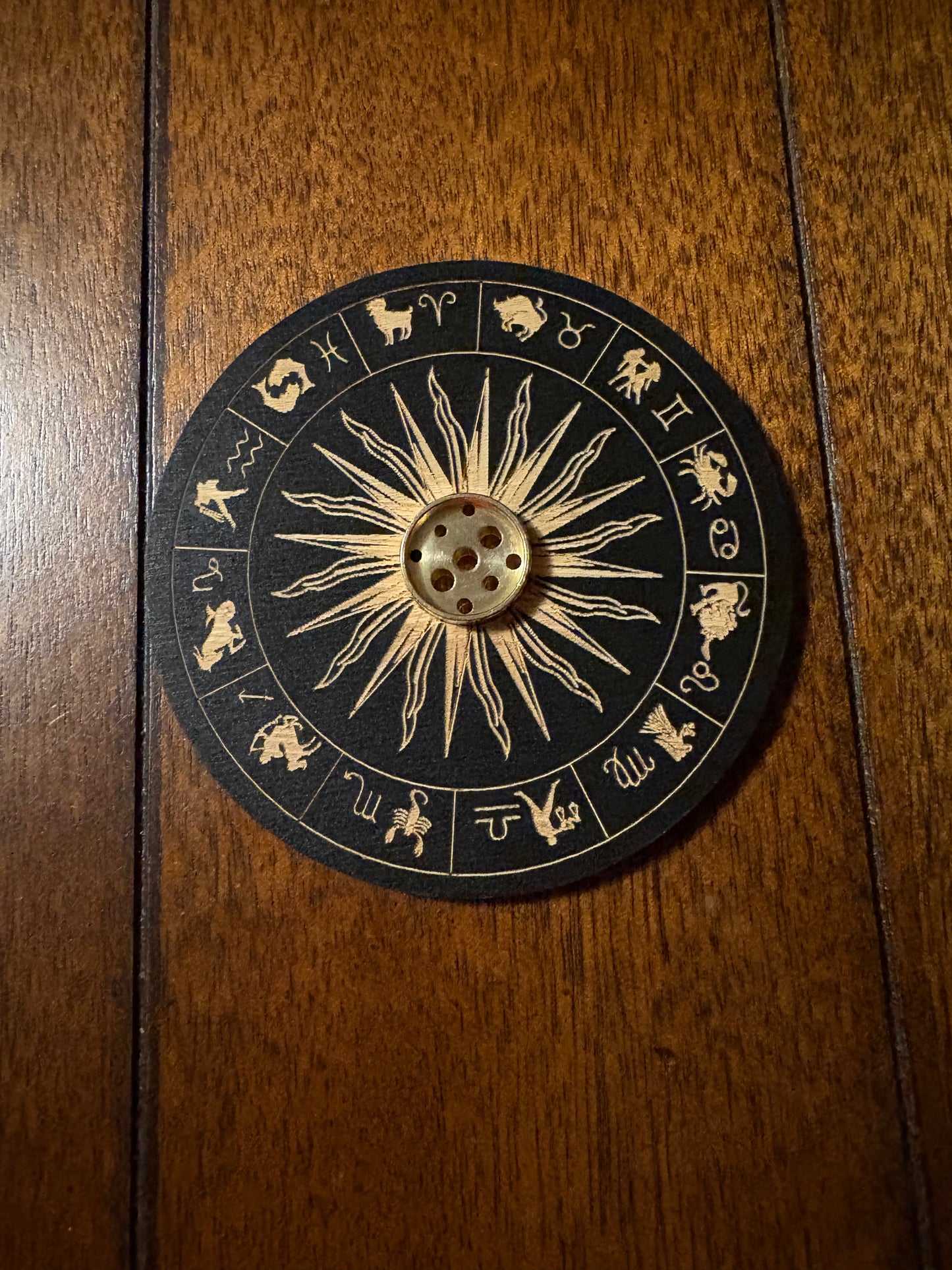 Wooden Mandala Incense Stick Holder