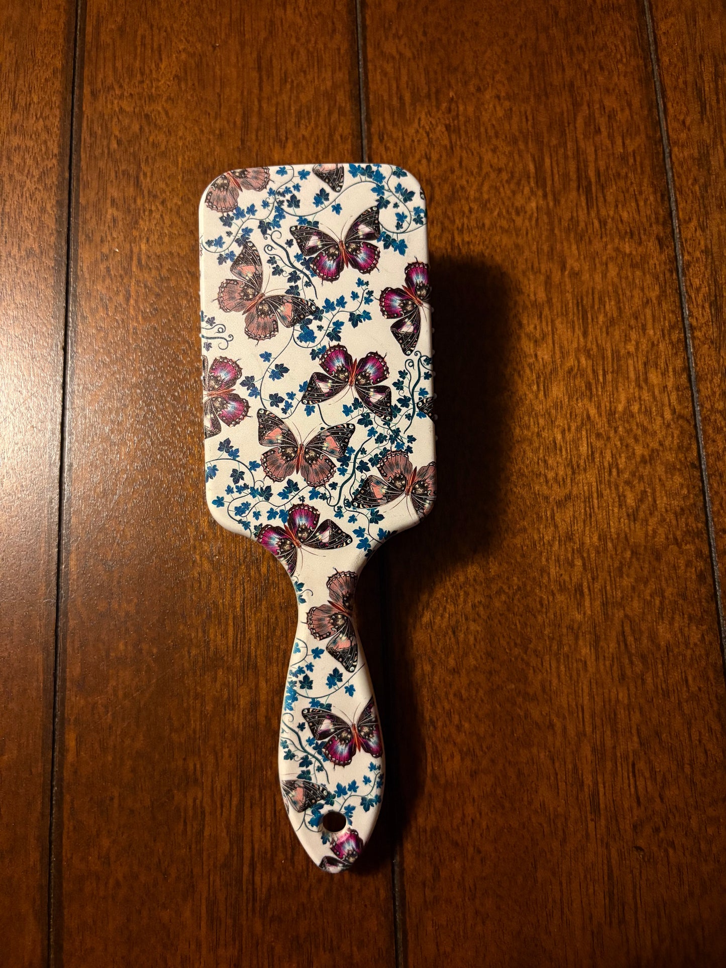 Purple Butterfly Hair Brush