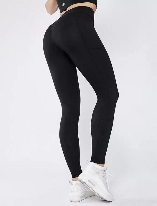 Athletic Leggings - Xcite Wear Black - Shear Xcitement Boutique